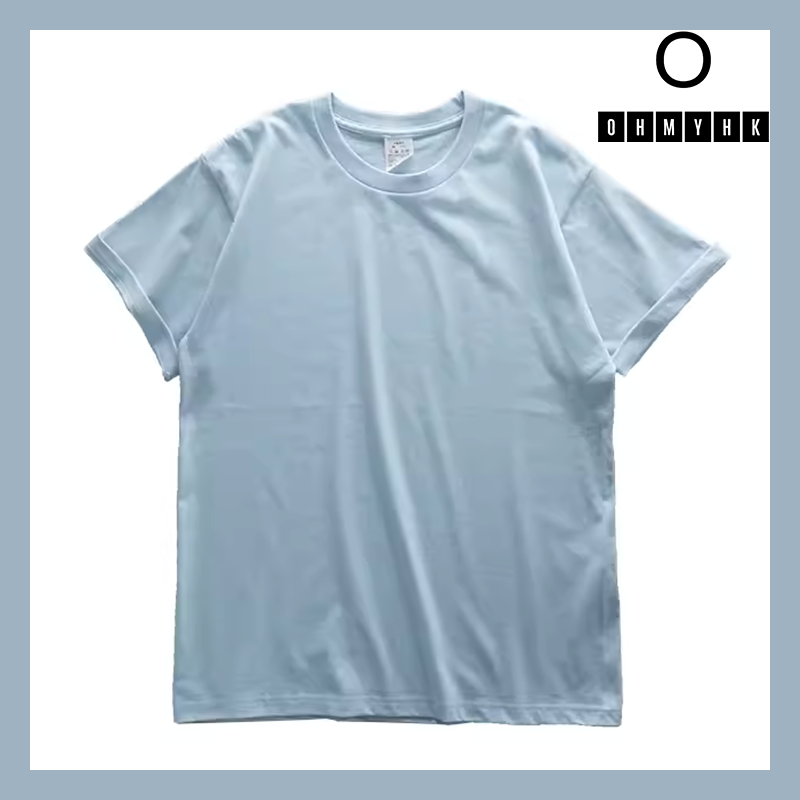 淨色Tee (天藍色) - OHMYHK - 奧米香港 - 線上購物平台