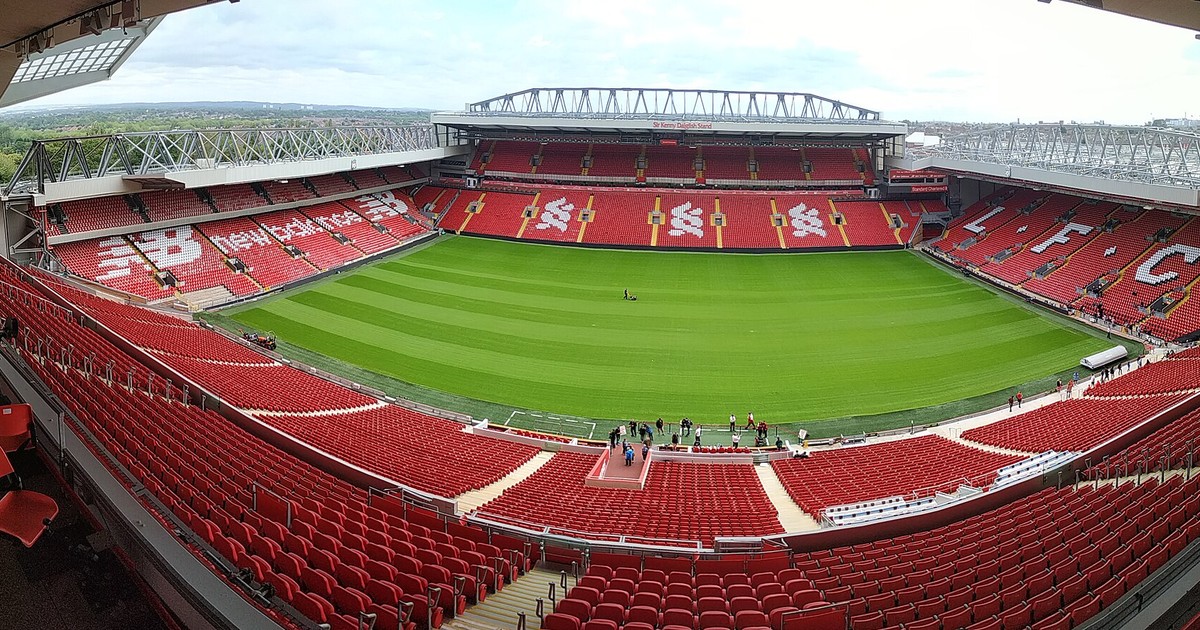 安菲爾德球場(Anfield)全景,利物浦主場